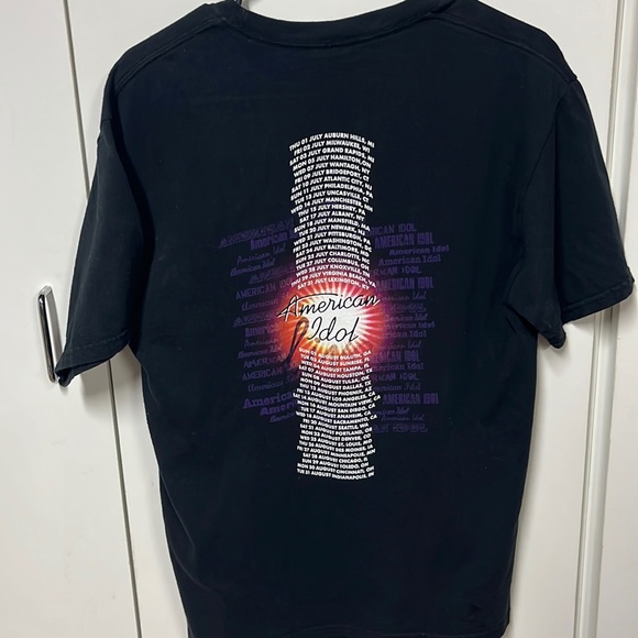American Idol live tour 2010 T-shirt black. Medium. - Picture 3 of 4